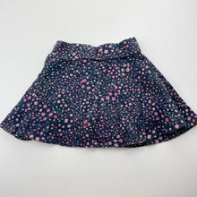 Load image into Gallery viewer, Girls Anko, floral cotton skirt, built-in shorts, elasticated, GUC, size 3,  
