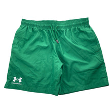 Load image into Gallery viewer, Boys Under Armour, green sports / activewear shorts, size YXL, EUC, size 14-16,  