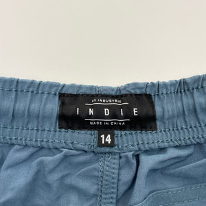 Boys INDIE, lightweight board shorts, elasticated, GUC, size 14,  