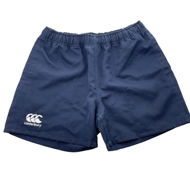 Boys Canterbury, navy sports / activewear shorts, EUC, size 14,  
