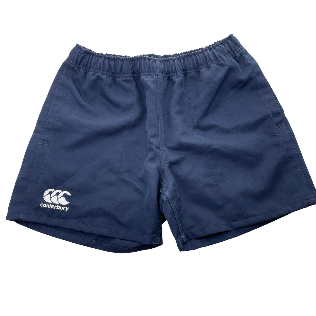 Boys Canterbury, navy sports / activewear shorts, EUC, size 14,  