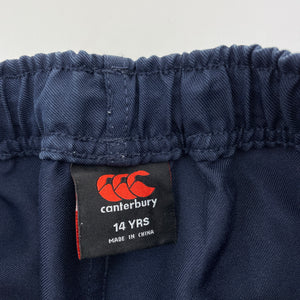 Boys Canterbury, navy sports / activewear shorts, EUC, size 14,  