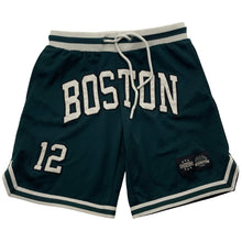 Load image into Gallery viewer, Boys ELITE, Boston basketball shorts, elasticated, GUC, size 8,  