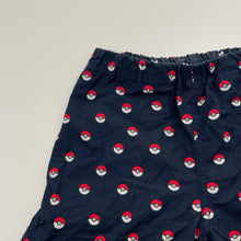 Load image into Gallery viewer, Boys UNIQLO, Pokemon lightweight cotton shorts, elasticated, GUC, size 8,  