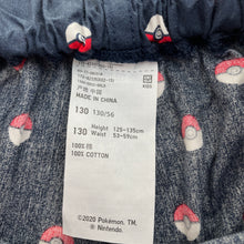 Load image into Gallery viewer, Boys UNIQLO, Pokemon lightweight cotton shorts, elasticated, GUC, size 8,  
