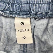 Load image into Gallery viewer, Girls Target, chambray cotton shorts, elasticated, GUC, size 10,  