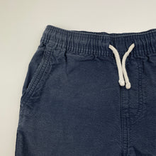 Load image into Gallery viewer, Boys Anko, navy cotton shorts, elasticated (wash fade), FUC, size 9,  