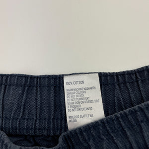 Boys Anko, navy cotton shorts, elasticated (wash fade), FUC, size 9,  