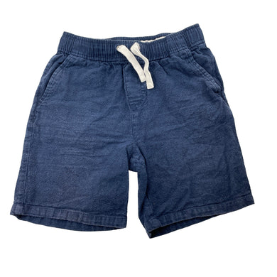 Boys Anko, navy linen / cotton shorts, elasticated, GUC, size 10,  