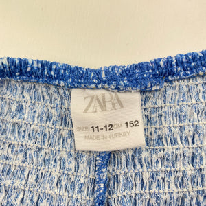 Girls Zara, strethcy lightweight floral shorts, elasticated, GUC, size 11-12,  