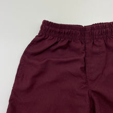 Load image into Gallery viewer, Unisex SCHOOL ZONE, marron school sports shorts, elasticated, EUC, size 4,  