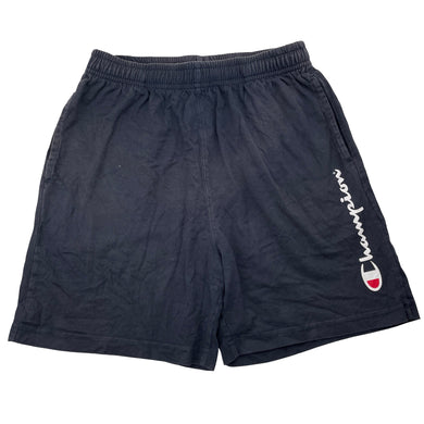 Boys Champion, navy cotton sports shorts (wash fade), FUC, size 14,  