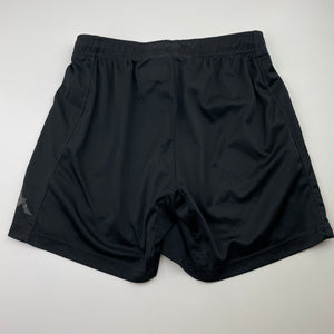Boys Kappa, black sports / activewear shorts, FUC, size 10,  