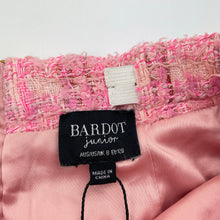 Load image into Gallery viewer, Girls Bardot Junior, lined, woven skirt, adjustable, L: 35cm, GUC, size 8,  