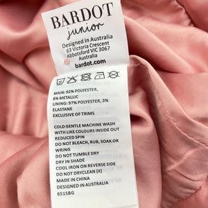 Girls Bardot Junior, lined, woven skirt, adjustable, L: 35cm, GUC, size 8,  