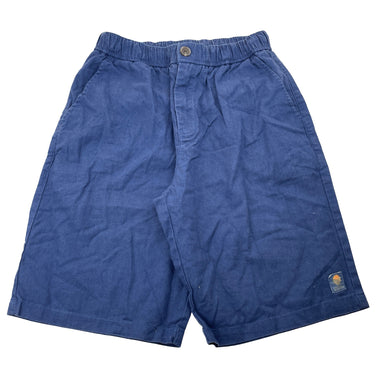 Boys Zara, blue linen / cotton shorts, elasticated, GUC, size 13-14,  