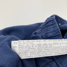 Load image into Gallery viewer, Boys Zara, blue linen / cotton shorts, elasticated, GUC, size 13-14,  