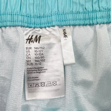 Load image into Gallery viewer, Boys H&amp;M, lined lightweight board shorts, elasticated, EUC, size 11-12,  