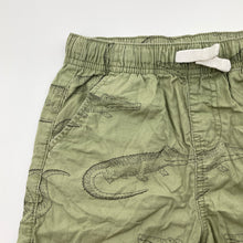 Load image into Gallery viewer, Boys Anko, lightweight cotton shorts, elasticated, crocodiles, FUC, size 5,  