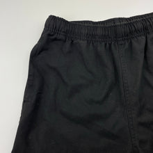Load image into Gallery viewer, Unisex Anko, black school shorts, elasticated, EUC, size 14,  