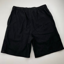 Load image into Gallery viewer, Unisex Anko, black school shorts, elasticated, EUC, size 14,  
