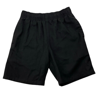 Unisex Anko, black school shorts, elasticated, EUC, size 8,  