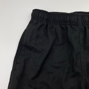 Unisex Anko, black school shorts, elasticated, EUC, size 10,  