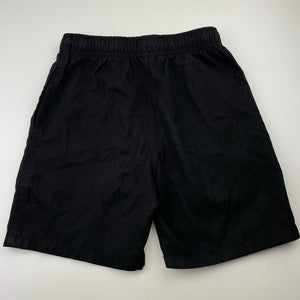 Unisex Anko, black school shorts, elasticated, EUC, size 10,  