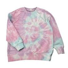 Load image into Gallery viewer, Girls GHANDA, tie-dyed  cotton sweater / jumper (marks front &amp; back), FUC, size 5-6,  