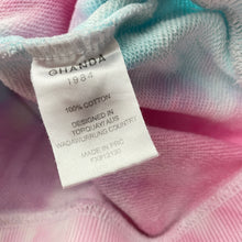 Load image into Gallery viewer, Girls GHANDA, tie-dyed  cotton sweater / jumper (marks front &amp; back), FUC, size 5-6,  