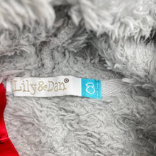 Load image into Gallery viewer, Boys Lily &amp; Dan, fleece winter pyjama top, GUC, size 8,  