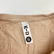 Load image into Gallery viewer, Girls KID, organic cotton long sleeve tee / top, GUC, size 6,  
