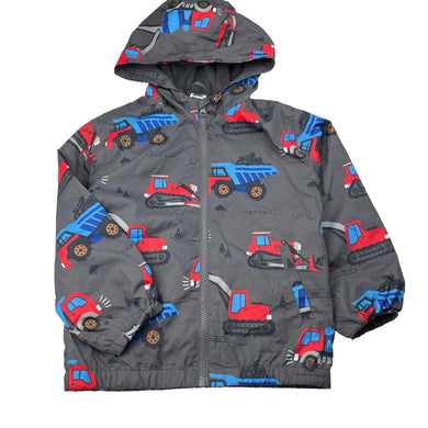 Boys Anko, fleece-lined spray jacket, diggers, GUC, size 6,  