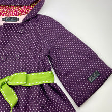 Load image into Gallery viewer, Girls Oobi, cotton-lined jacket / coat (top button missing, spare attached), GUC, size 5-6,  