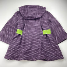 Load image into Gallery viewer, Girls Oobi, cotton-lined jacket / coat (top button missing, spare attached), GUC, size 5-6,  