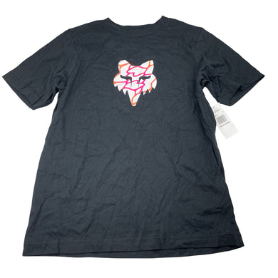 Boys FOX RACING, black cotton tee / top (LG), armpit to armpit: 43cm, NEW, size 10-12,  