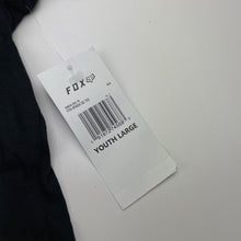 Load image into Gallery viewer, Boys FOX RACING, black cotton tee / top (LG), armpit to armpit: 43cm, NEW, size 10-12,  