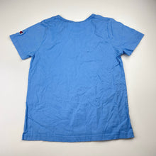 Load image into Gallery viewer, Unisex Champion, blue cotton tee / top, GUC, size 10,  