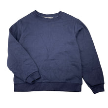 Load image into Gallery viewer, Unisex H&amp;M, navy fleece-lined sweater / jumper, EUC, size 7-8,  