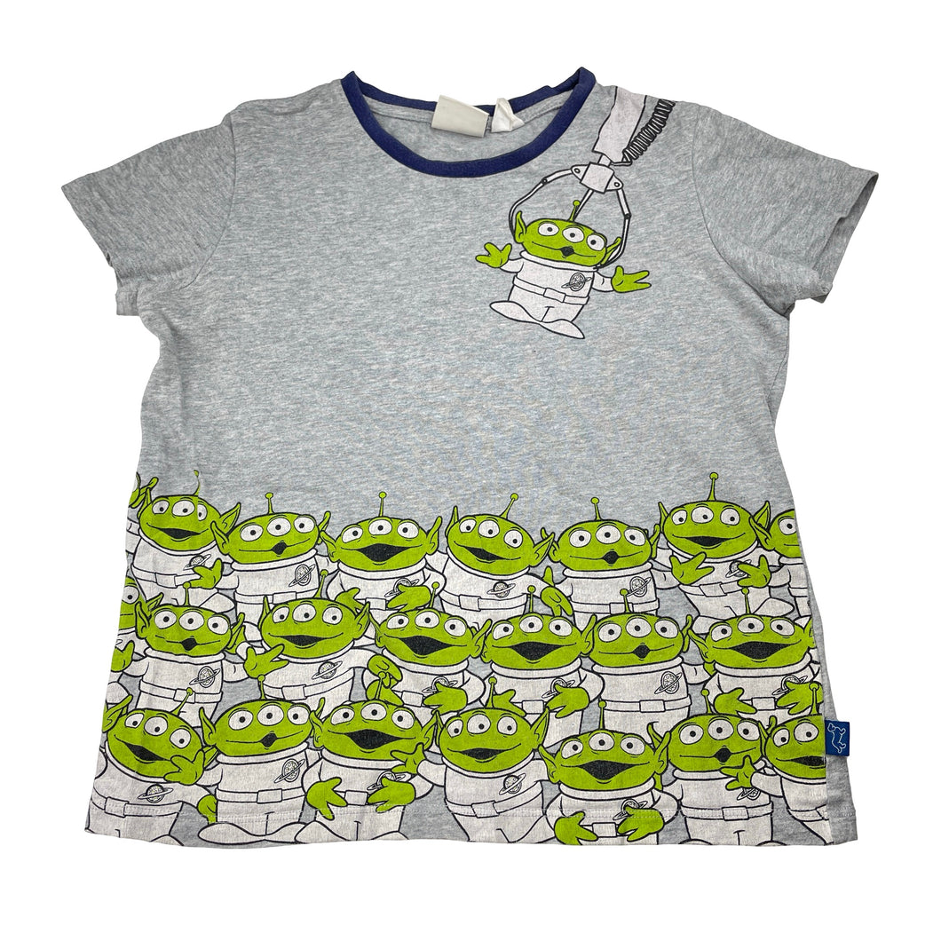 Boys Peter Alexander, Toy Story cotton pyjama top (wash fade, cracked print), FUC, size 8,  