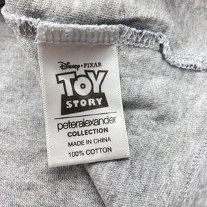 Boys Peter Alexander, Toy Story cotton pyjama top (wash fade, cracked print), FUC, size 8,  