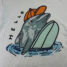 Load image into Gallery viewer, Boys Minti, stretchy tee / top, dolphin, FUC, size 10,  