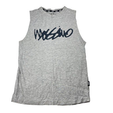 Boys Mossimo, grey marle singlet / tank top, FUC, size 7,  