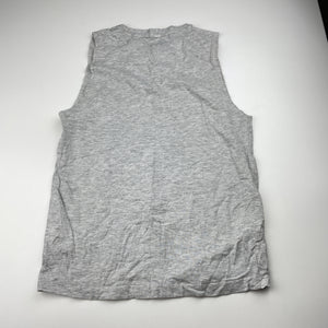 Boys Mossimo, grey marle singlet / tank top, FUC, size 7,  