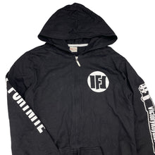 Load image into Gallery viewer, Boys Dgfstm, FORTNITE cotton zip hoodie sweater, armpit to armpit: 39cm, shoulder to cuff: 52cm, EUC, size 10-12,  