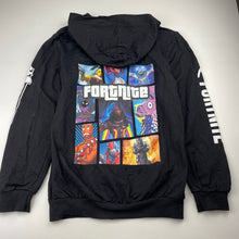 Load image into Gallery viewer, Boys Dgfstm, FORTNITE cotton zip hoodie sweater, armpit to armpit: 39cm, shoulder to cuff: 52cm, EUC, size 10-12,  