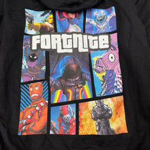 Load image into Gallery viewer, Boys Dgfstm, FORTNITE cotton zip hoodie sweater, armpit to armpit: 39cm, shoulder to cuff: 52cm, EUC, size 10-12,  
