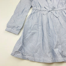 Load image into Gallery viewer, Girls NAUTICA, striped cotton shirt dress, EUC, size 4, L: 55cm