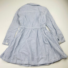 Load image into Gallery viewer, Girls NAUTICA, striped cotton shirt dress, EUC, size 4, L: 55cm