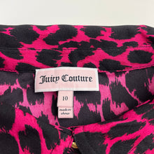 Load image into Gallery viewer, Girls Juicy Couture, lined, lightweight animal print dress, EUC, size 10, L: 68cm